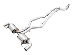 AWE Non-Resonated Touring Edition Exhaust for G2X M340i / M440i - OE Tips - Primary