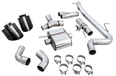 AWE SwitchPath™ Exhaust for Audi MK3 TT RS - Diamond Black RS-style Tips - out of package