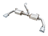 AWE Tread Edition Axleback Dual Exhaust for Jeep JL/JLU 3.6L/2.0T - Chrome Silver Tips - Primary