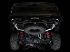 AWE SwitchPath™ Exhaust for Gen 3 Raptor R - Chrome Silver Tips - Mounted