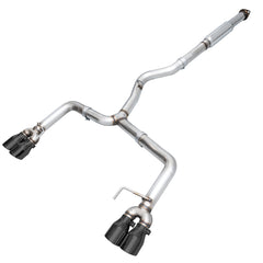 AWE Track Edition Exhaust for VA / GV WRX / STI Sedan - Diamond Black Quad Tips (102mm) - Primary