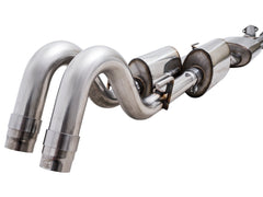 AWE 0FG Exhaust with BashGuard for 3rd Gen Tacoma - No Tips - Primary