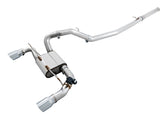 AWE SwitchPath™ Cat-back Exhaust (with Remote) for Ford Focus RS - Chrome Silver Tips - Primary