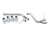 AWE Track Edition Axle-back Exhaust for Porsche Macan S / GTS / Turbo - Chrome Silver 102mm Tips - Primary
