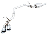AWE 0FG Single Side Exit Catback Exhaust for 4th Gen RAM 1500 5.7L (without bumper cutouts) - Dual Chrome Tips - Primary