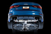 AWE SwitchPath™ Exhaust for Audi 8V S3 - Diamond Black Tips, 102mm - Mounted