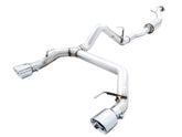 AWE 0FG Catback Exhaust for Ford Bronco with BashGuard™ - Dual 4.5" Chrome Silver Tips - Primary