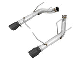 AWE Track Edition Axle-back Exhaust for the S197 Ford Mustang GT - Diamond Black Tips - Primary