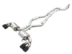 AWE Resonated Touring Edition Exhaust for G2X M340i / M440i - Diamond Black Tips - Primary