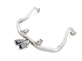 AWE Track Edition Exhaust for Porsche 718 Boxster / Cayman - Chrome Silver Tips - Primary