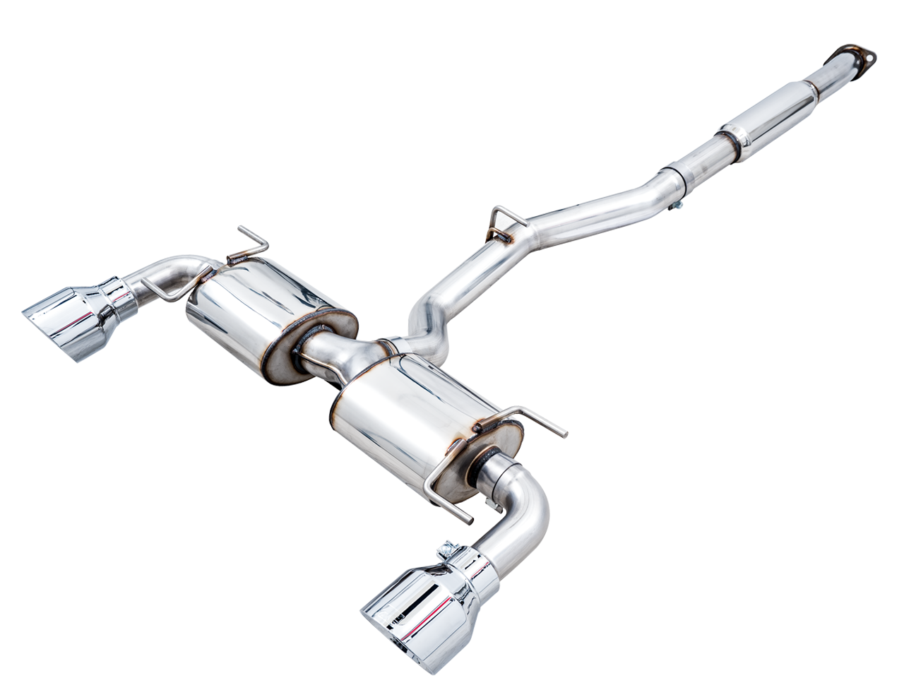 AWE Touring Edition Exhaust for Subaru BRZ / Toyota GR86 / Toyota 86 / Scion FR-S - Chrome Silver Tips - Primary