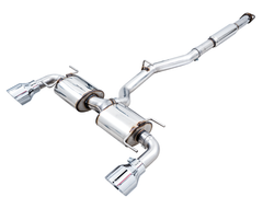 AWE Touring Edition Exhaust for Subaru BRZ / Toyota GR86 / Toyota 86 / Scion FR-S - Chrome Silver Tips - Primary