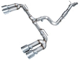 AWE Track Edition Exhaust for Audi 8Y S3 - Chrome Silver Tips - Primary
