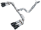 AWE Track Edition Exhaust for Audi 8Y S3 - Diamond Black Tips - Primary