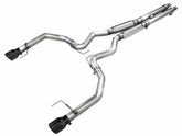 AWE Track Edition Exhaust for S650 Ford Mustang GT Fastback - Dual Diamond Black Tips - Primary