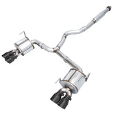 AWE Touring Edition Exhaust for VA STI / GV WRX / GV STI Sedan - Diamond Black Quad Tips (102mm) - Primary