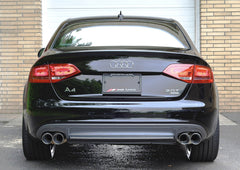 AWE Touring Edition Exhaust for B8/B8.5 A4 2.0T - Quad Tip, Chrome Silver Tips - out of package