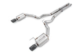 AWE Touring Edition Cat-back Exhaust for S550 Mustang GT - Dual Tip - Diamond Black Tips - Primary