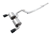 AWE Touring Edition Cat-back Exhaust for Ford Focus RS - Non-Resonated - Diamond Black Tips - Primary