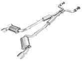 AWE Touring Edition Exhaust for Nissan Z - Chrome Silver Tips - Primary