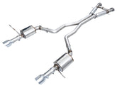 AWE Touring Edition Exhaust for Dodge Durango 6.4 / 6.2 SC - Chrome Silver Tips - Primary