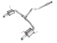 AWE 0FG Exhaust for Subaru Outback 2.4T - Dual BashGuards - Primary