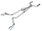 AWE Track Edition Exhaust for Nissan Z - Chrome Silver Tips - Primary