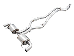 AWE Resonated Touring Edition Exhaust for G2X M340i / M440i - OE Tips - Primary