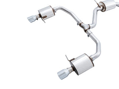 AWE Touring Edition Exhaust for MK7 Jetta GLI w/ High Flow Downpipe (not included) - Chrome Silver Tips - out of package