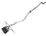 AWE Track Edition Exhaust for FL5 Civic Type R - Triple Diamond Black Tips - Primary