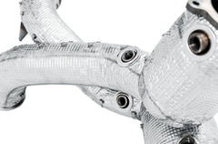 AWE Performance Downpipes for McLaren 720S (HJS 200 Cell Cats) - Close Up