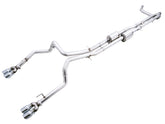 AWE 0FG Catback Split Rear Exit Exhaust for 4th Gen Silverado/Sierra 1500 6.2L (with bumper cutouts) - Quad Chrome Silver Tips - Primary