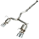 AWE Touring Edition Exhaust for 2015+ VA WRX Sedan - Chrome Silver Quad Tips (102mm) - Primary