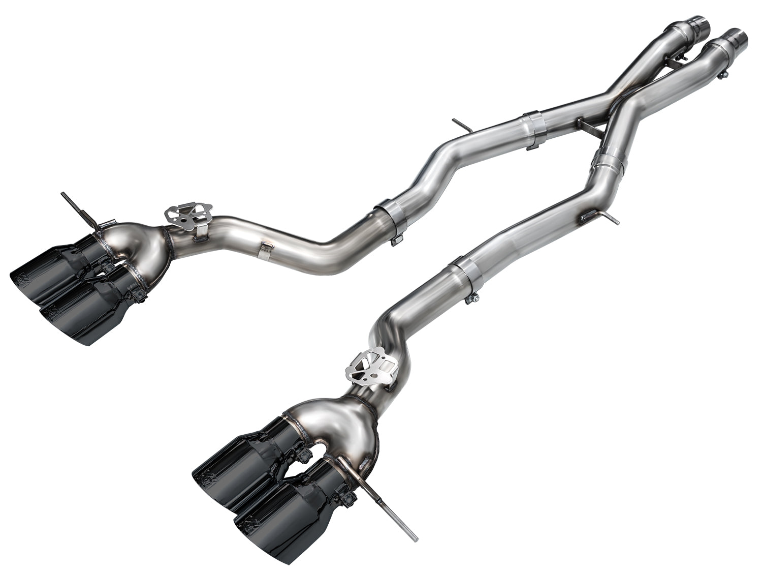 AWE Track Edition Exhaust for BMW G87 M2 - Diamond Black Tips - Primary
