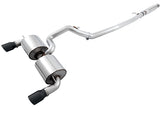 AWE Touring Edition Cat-back Exhaust for Ford Focus RS - Resonated - Diamond Black Tips - Primary