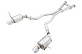 AWE Touring Edition Exhaust for Jeep Grand Cherokee SRT - Chrome Silver Tips - Primary
