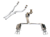 AWE Touring Edition Exhaust System for B8/8.5 S5 Cabrio (Exhaust + Non-Resonated Downpipes) - Chrome Silver Tips - Primary