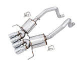 AWE Touring Edition Axleback Exhaust for C7 Corvette Stingray / Z51 / Grand Sport / Z06 / ZR1 -- Chrome Silver Tips (includes AWE AFM valve simulators) - Primary