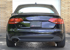 AWE Touring Edition Exhaust for B8/B8.5 A4 2.0T - Single Side, Diamond Black Tips - out of package