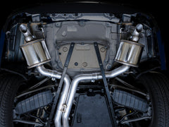 AWE Touring Edition Exhaust for Audi C8 A6/A7 - Turndowns - Mounted