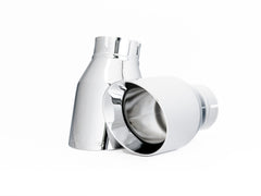 AWE Touring Edition Exhaust for B9 A4, Dual Outlet - Chrome Silver Tips (includes DP) - out of package