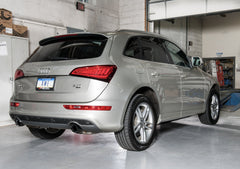 AWE Touring Edition Exhaust for 8R Q5 3.0T Dual Outlet, Diamond Black Tips - Mounted