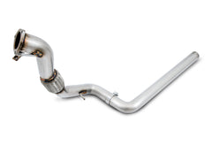 AWE Track Edition Exhaust for B9 A4, Dual Outlet - Diamond Black Tips (includes DP) - Close Up