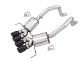 AWE Touring Edition Axleback Exhaust for C7 Corvette Stingray / Z51 / Grand Sport / Z06 / ZR1 -- Diamond Black Tips (includes AWE AFM valve simulators) - Primary