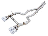 AWE Track Edition Catback Exhaust for BMW F8X M3/M4 - Chrome Silver - Primary