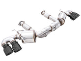 AWE Touring Edition Exhaust for C8 Corvette -- Diamond Black Tips - Primary