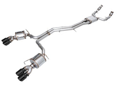 AWE Touring Edition Exhaust for Audi C8 S6/S7 - Diamond Black Tips - Primary
