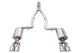 AWE Touring Edition Exhaust for 15+ Challenger 6.4 / 6.2 SC - Chrome Silver Quad Tips - out of package