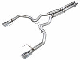 AWE Track Edition Exhaust for S650 Ford Mustang GT Fastback - Dual Chrome Silver Tips - Primary