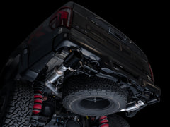 AWE SwitchPath™ Exhaust for Gen 3 Raptor R - Diamond Black Tips - Mounted